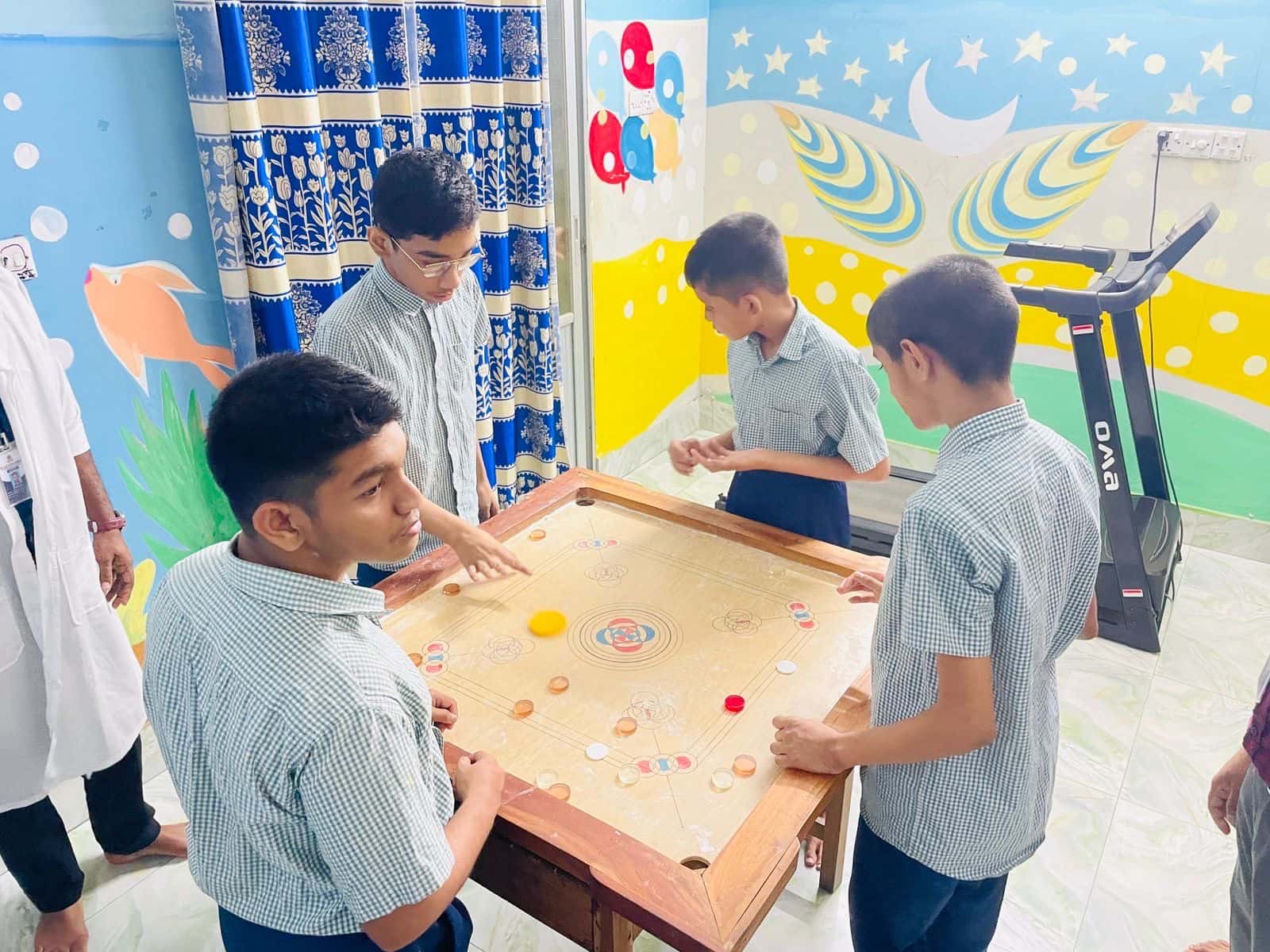 Indoor and outdoor games session